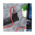 USB кабель Borofone BX82 Lightning 2.4A 1m червоний