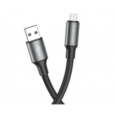 USB кабель Borofone BX82 Micro 2.4A 1m чорний