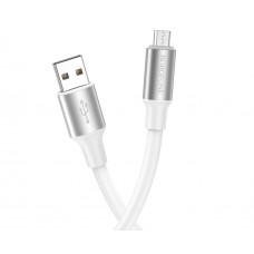 USB кабель Borofone BX82 Micro 2.4A 1m белый
