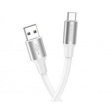 USB кабель Borofone BX82 Type-C 3A 1m білий
