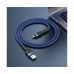 USB кабель Hoco U110 Micro 2.4A 1.2m синій