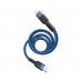 USB кабель Hoco U110 Micro 2.4A 1.2m синий