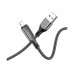 USB кабель Hoco S51 Lightning 2.4A 1.2m чорний