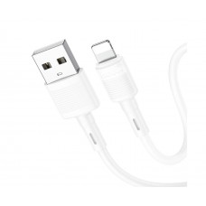 USB кабель Hoco X83 Lightning 2.4A 1m білий