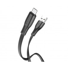 USB кабель Borofone BX85 Micro 2.4A 1m черный