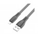 USB кабель Borofone BX85 Lightning 2.4A 1m чорний