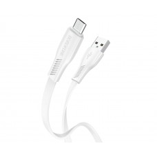 USB кабель Borofone BX85 Micro 2.4A 1m белый