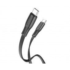 USB кабель Borofone BX85 Type-C -Type-C 3A 60W PD 1m черный