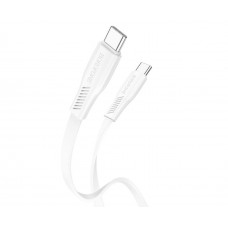 USB кабель Borofone BX85 Type-C-Type-C 3A 60W PD 1m білий