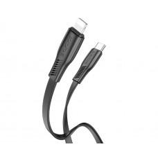 USB кабель Borofone BX85 Type-C - Lightning 3A 1m чорний