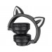 Беспроводные накладные наушники Borofone BO18 Cat ear черные