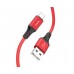 Кабель Hoco X86 USB to MicroUSB 1m красный