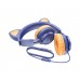 Навушники провідні накладні Hoco W36 Cat ear з мікрофоном Jack 3.5 темно-сині