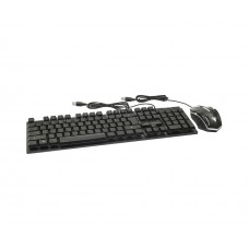 Комплект ігрова клавіатура та миша Jedel GK110+ (ENG/ РУС) чорний