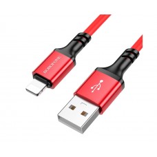USB кабель Borofone BX83 Lightning  красный