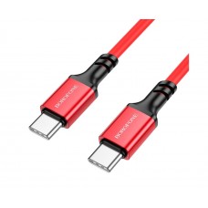 USB кабель Borofone BX83 Type-C - Type-C 60W червоний