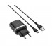 Зарядний пристрій Hoco C12Q 1 USB 3A QC3.0 Type-C чорний