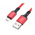 Кабель Borofone BX83 USB to MicroUSB 1m red