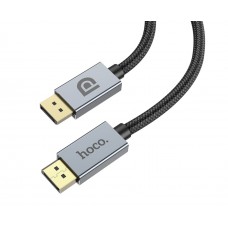 Мультимедійний кабель Hoco US04 8K DisplayPort 1.4 1m чорний