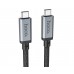 Кабель Hoco US05 USB4 8K Type-C to Type-C PD 100W 1m чорний