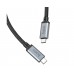 Кабель Hoco US05 USB4 8K Type-C to Type-C PD 100W 1m чорний