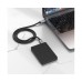 Кабель Hoco US05 USB4 8K Type-C to Type-C PD 100W 1m чорний