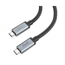 Кабель Hoco US06 USB 3.2 4K Type-C to Type-C PD 100W 2m чорний