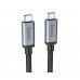 USB кабель Hoco US06 Type-C - Type-C 5A 100W PD 1m чорний