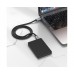 USB кабель Hoco US06 Type-C - Type-C 5A 100W PD 1m чорний