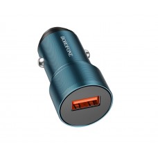 Автомобильное зарядное устройство Borofone BZ19A USB QC синее