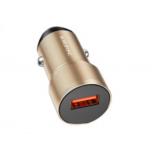Автомобільний зарядний пристрій Borofone BZ19A USB QC золотистий