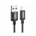 Кабель Hoco X91 USB to Lightning 3m чорний