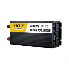 Інвертор Nicun SFX24-220 4200W DC 24V - AC 220V з функцією заряджання акумулятора