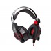 Навушники накладні ігрові Hoco W102 червоні з мікрофоном