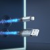 Кабель Hoco U112 світиться провід USB to Lightning 1m grey