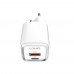 Сетевое зарядное устройство Ldnio A2318C USB/ Type-C QC PD белое + кабель Type-C to Type-C