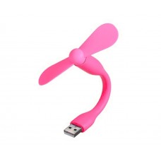 Портативний вентилятор USB рожевий