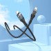 Кабель Hoco U115 с дисплеем Type-C to Lightning PD 1.2m black