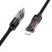 Кабель Hoco U116 з індикатором Type-C to Lightning PD 27W 1.2m black