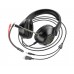 Навушники провідні повнорозмірні Hoco W108 ігрові з мікрофоном та підсвічуванням чорні