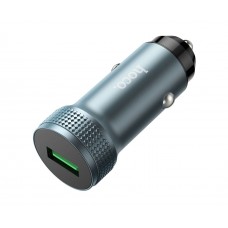 Автомобильное зарядное устройство Hoco Z49A USB QC3.0 серое