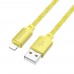 Кабель Borofone BX95 USB to Lightning 1m gold