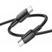 Кабель Borofone BX93 Type-C to Type-C PD 60W 1m black