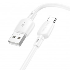 Кабель Borofone BX93 USB to Type-C QC 27W 1m white