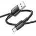 Кабель Borofone BX93 USB to Type-C QC 27W 1m black