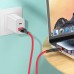 Кабель Hoco U117 з індикатором USB to Lightning 1.2m red