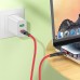 Кабель Hoco U117 з індикатором Type-C to Lightning PD 1.2m red