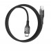 Кабель Hoco U115 з дисплеем Type-C to Type-C PD 100W 1.2m black