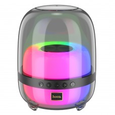 Портативна Bluetooth колонка Hoco BS58 TWS з LED підсвіткою magic black night