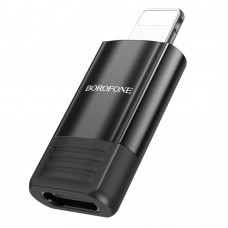 Адаптер переходник Borofone BV18 Lightning to USB 2.0 черный